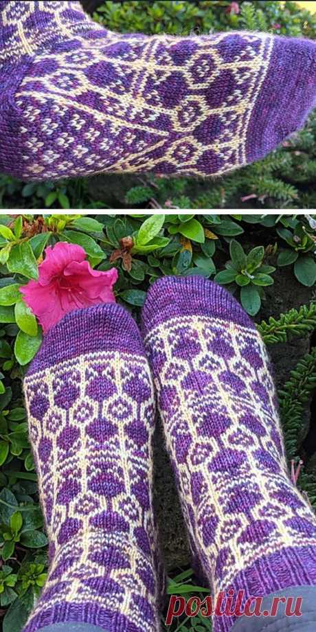 Уютные очаровательные вязаные носки — 1001 узор