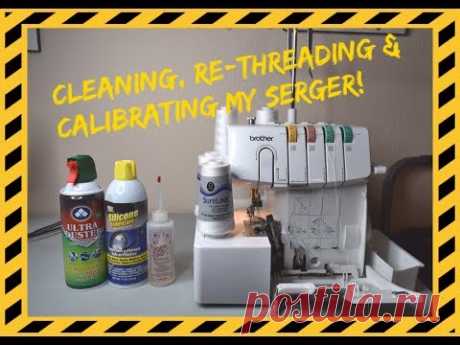 Cleaning, Re-Threading & Calibrating my Brother 1034D Serger