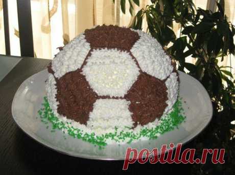 торт футбольный мяч / Райская пища