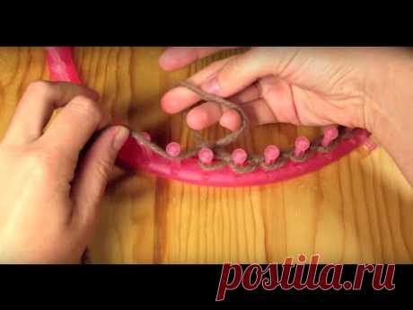 Cómo tejer con telar circular: Montar puntos en cadeneta (Tutorial DIY)