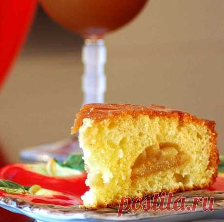 Яблочный кекс с медово-лимонным сиропом — Cook-Talk