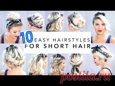 10 Easy Hairstyles for Short Hair With Headband | Milabu