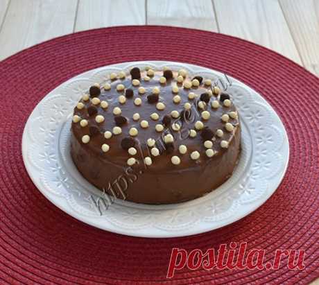 Творожно-шоколадный десерт (без выпечки)