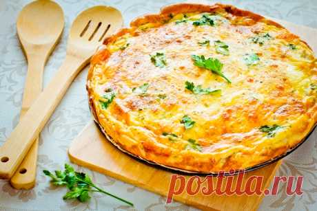 Пирог с сыром зеленью: вкусный рецепт с видео