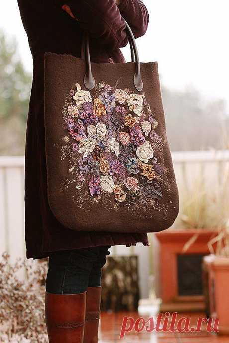 Felted bag OOAK от AureliaFeltStudio