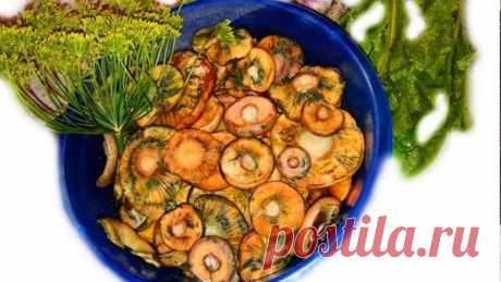 Засолка рыжиков / Salting mushrooms