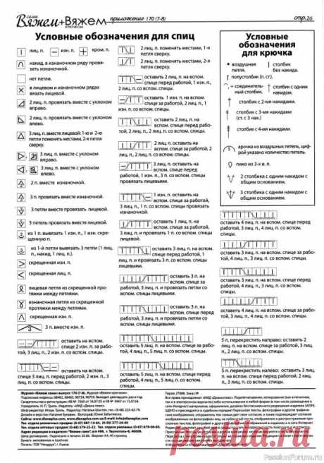 Схемы из журнала "Вяжем сами" №170 (7-8) 2019 | Женская одежда крючком. Схемы и описание