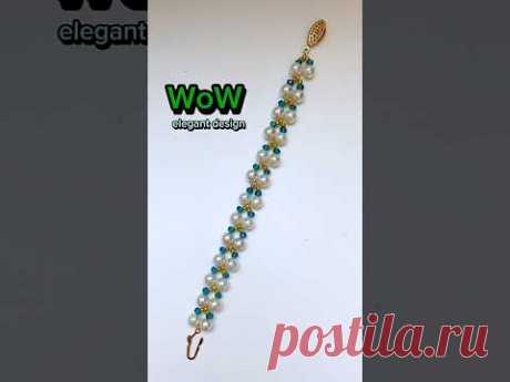 #shorts Bracelet making for beginners/Beads jewelry making. DIY #jewelry #diy