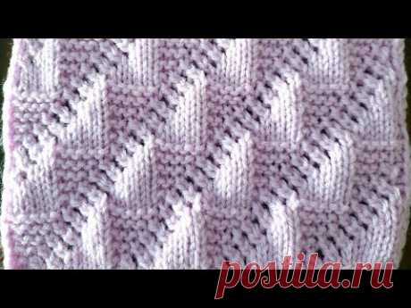 Diagonal örgü modeli (English subtitles embossed womens sweater,jacket #Knitting Pattern