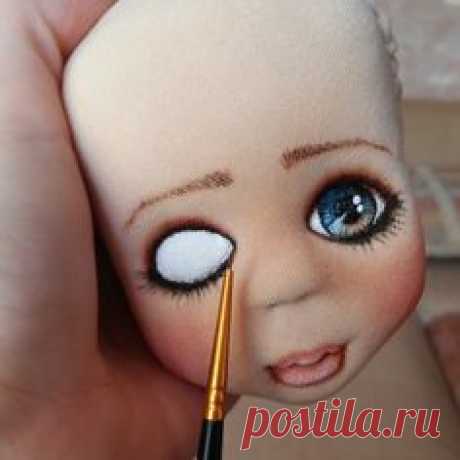 8 Steps To Paint Eyes On A Soft Handmade Doll Tutorial | BONECAS | Глаза Куклы, Куклы и Глаза