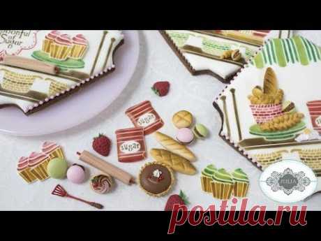 Bakery-Themed Cookie Embellishments (A Companion Video)