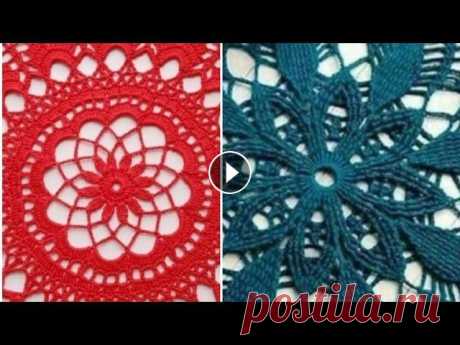 Красивые салфетки крючком со схемами #crochet #crochetpattern #crocheting...