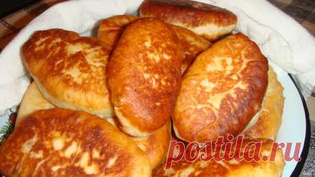 Пирожки с картошкой жареные на сковороде - Бабушкины рецепты