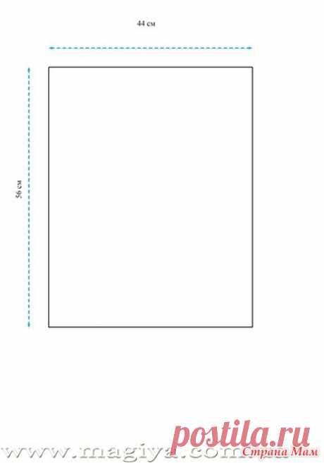 Очень простая выкройка для вязанных изделий - Вязание - Страна Мам
