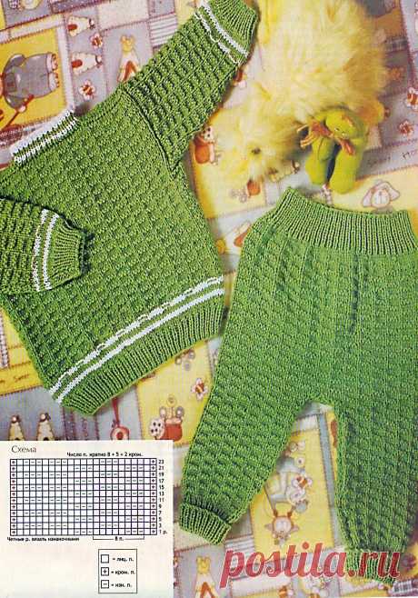 Вязание комплектов и комбинезонов для новорожденных - Вязание малышам - Вязание для малышей - Вязание для детей. Вязание спицами, крючком для малышей