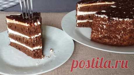 Без Духовки и Печенья! ✧ Шоколадный Торт Чёрный принц ✧ Простой рецепт