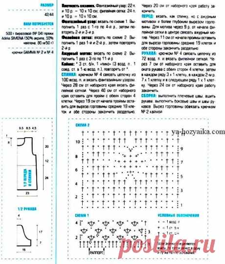 Летняя кофточка крючком описание. Ажурные кофточки крючком на лето