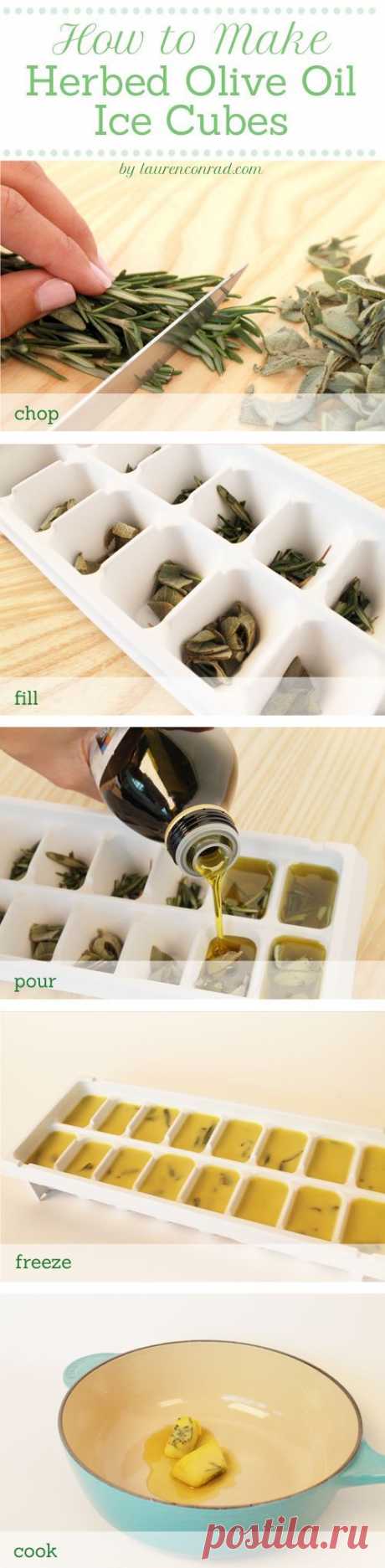 Odds &amp; Ends: Herbed Olive Oil Cubes