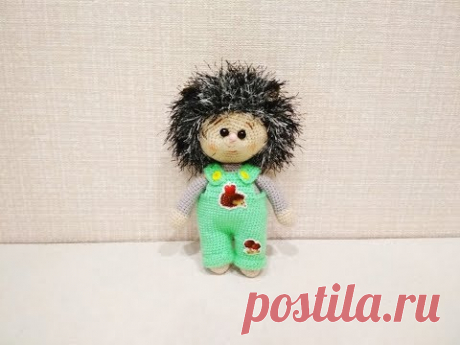 Игрушка амигуруми. Ежик Пшик крючком (Сrochet Hedgehog).