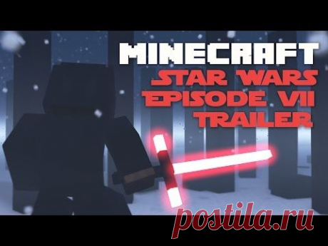 Minecraft Star Wars Episode VII - The Force Awakens Trailer