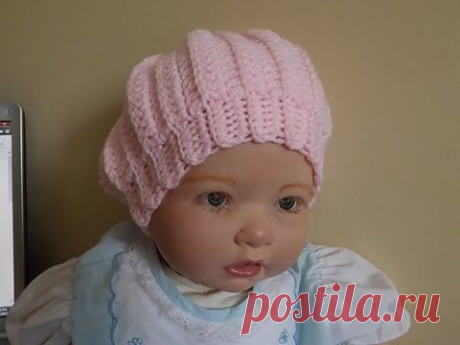 ▶ Crochet Gorro para Bebe' - YouTube