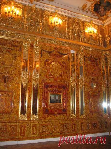 Шедевр русского барокко-Большой Екатерининский дворец.Часть 2.Янтарная комната