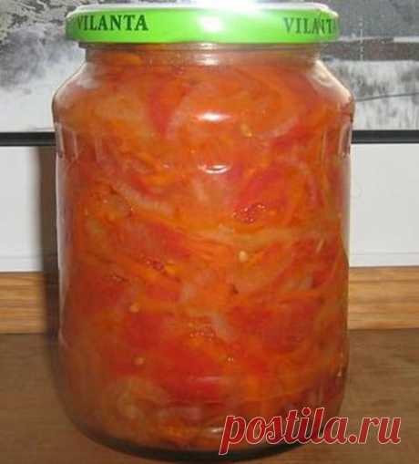 Салат с морковью и помидорами на зиму от Серёги » Женский Мир
