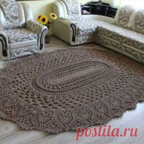 Красивейший коврик - Вязание (схемы на все модели)
