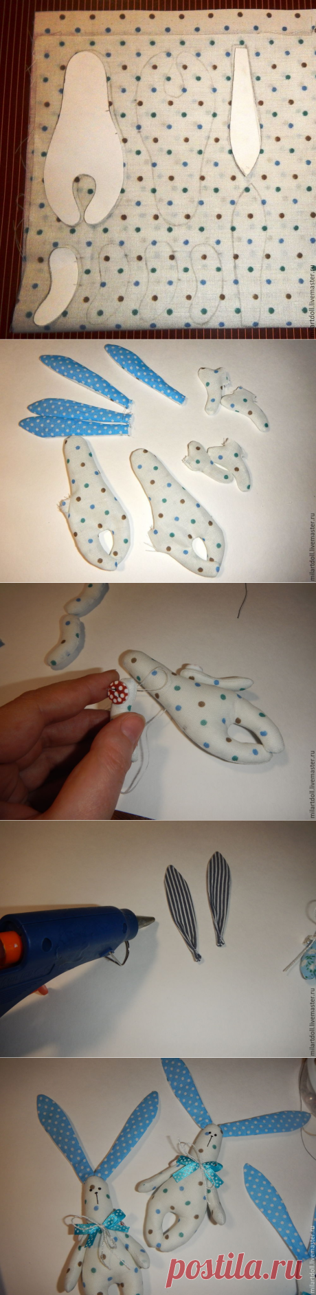 Как сшить игрушку «Зая» для куклы - Ярмарка Мастеров - ручная работа, handmade