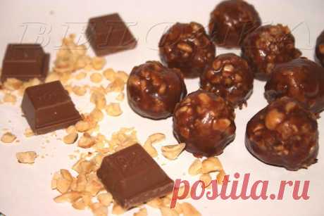 Конфеты "Шоколадно-ореховое безумие" - кулинарный рецепт