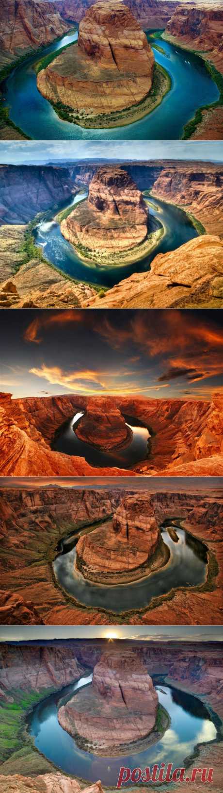 Horseshoe Bend – изгиб реки в Колорадо : НОВОСТИ В ФОТОГРАФИЯХ