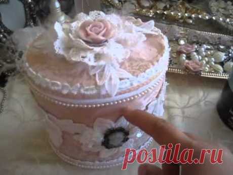 Gorgeous Shabby Chic n Victorian Altered Metal Tins