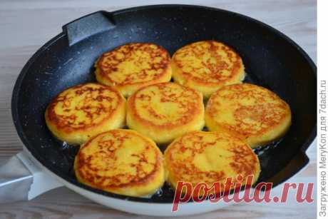 Картофельные оладьи с сыром - пошаговый рецепт приготовления с фото