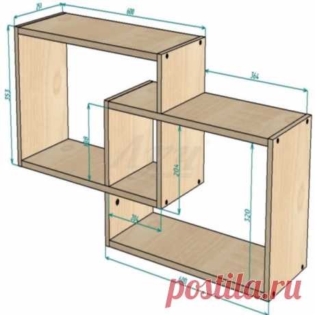 Полки на стену: идеи, как сделать своими руками, фото, чертежи