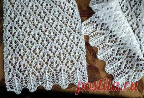 Beautiful lace scarf with stunning stitch - Knitting Kingdom