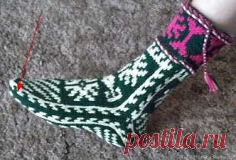 Вязание спицами: носки спицами или как вязать джурабы. JewelCity.ru