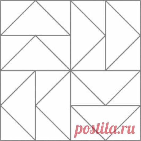 Quiltivate - Details and Quilt Examples for the Dutchman's Puzzle Block