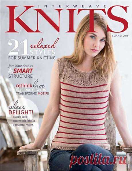 Interweave Knits Summer 2013.