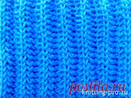 Гофрированная резинка - knitting-pro.ru - От азов к мастерству