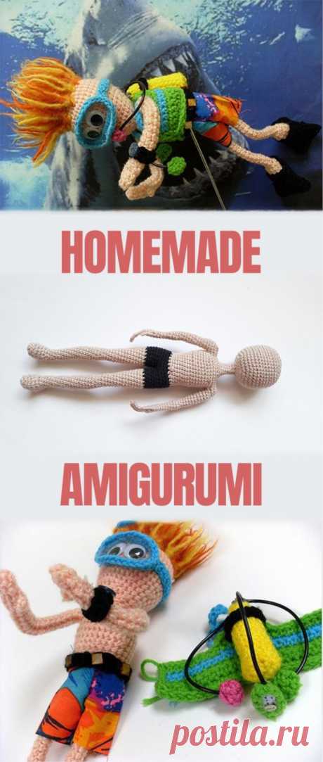 How to Make Diver Amigurumi - Amigurumi Tutorial