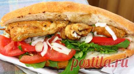 Фаст-фуд по-турецки… Балык-экмек – лепешка с рыбой и овощами — Вкусные рецепты