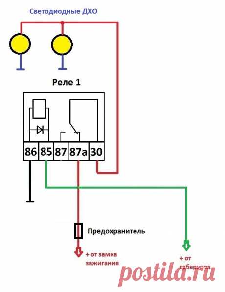 Схемы подключения светодиодных ДХО. От простого к сложному. | AvtoTechLife | Яндекс Дзен