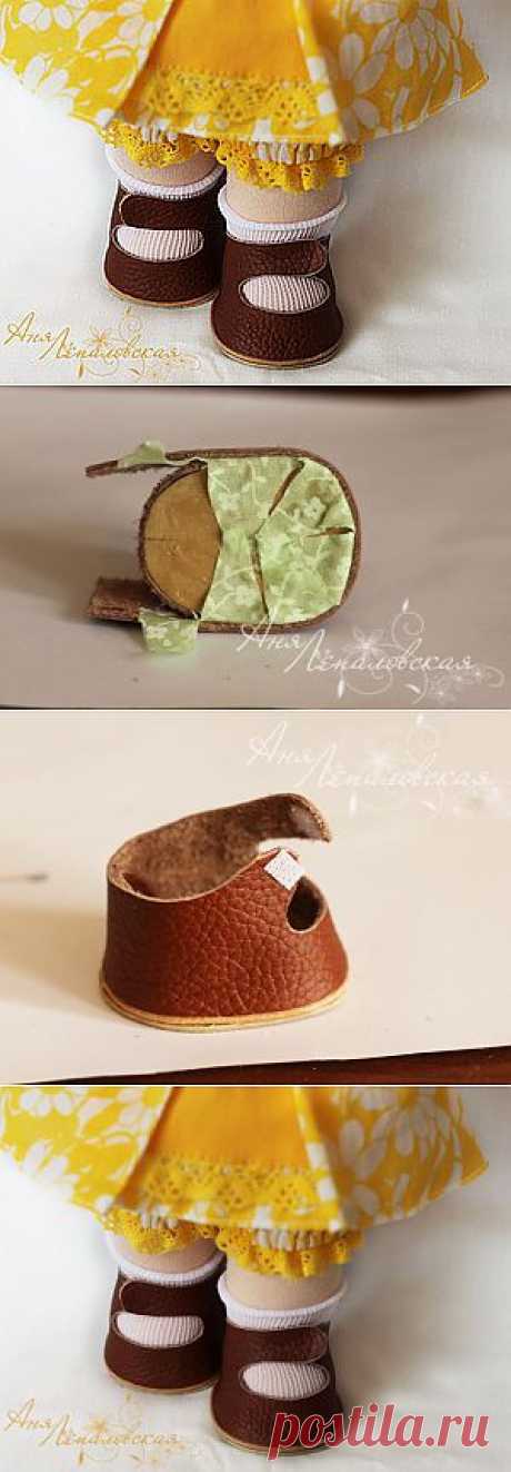 МК обувь для вальдорфской куклы - Ярмарка Мастеров - ручная работа, handmade