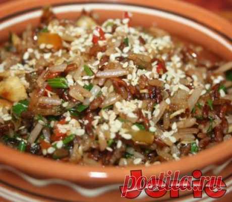 Острый рис с овощами и курицей по-восточному рецепт с фото