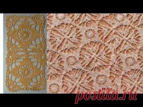 Wonderful crochet motif  Чудесный мотив крючком