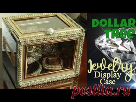 💥🔆💍EZ Dollar Tree Jewelry Display Case: Do-it-Yourself Bling Case from Dollar Tree to YOU!