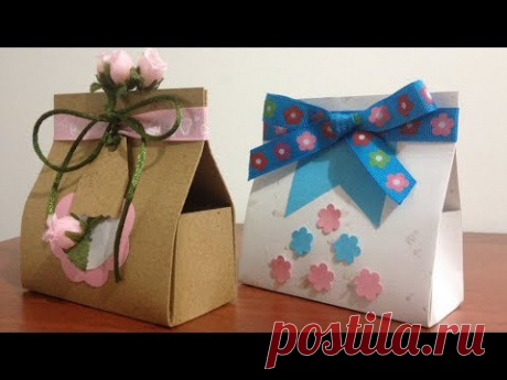 Cajitas de Regalo con Cartulina