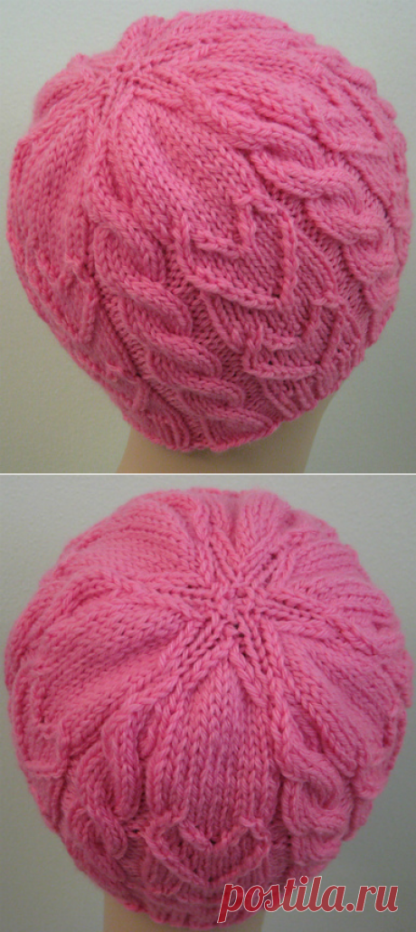 Шапочка женская - Sweetheart Beanie by Gretchen Tracy.