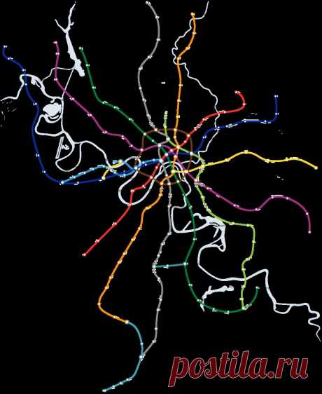 Карта метро Москвы / интерактивная схема московского метро