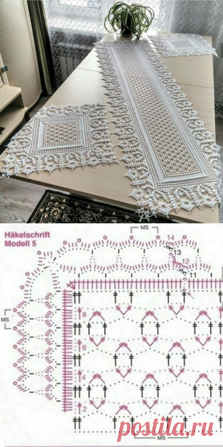 Великолепные салфетки крючком